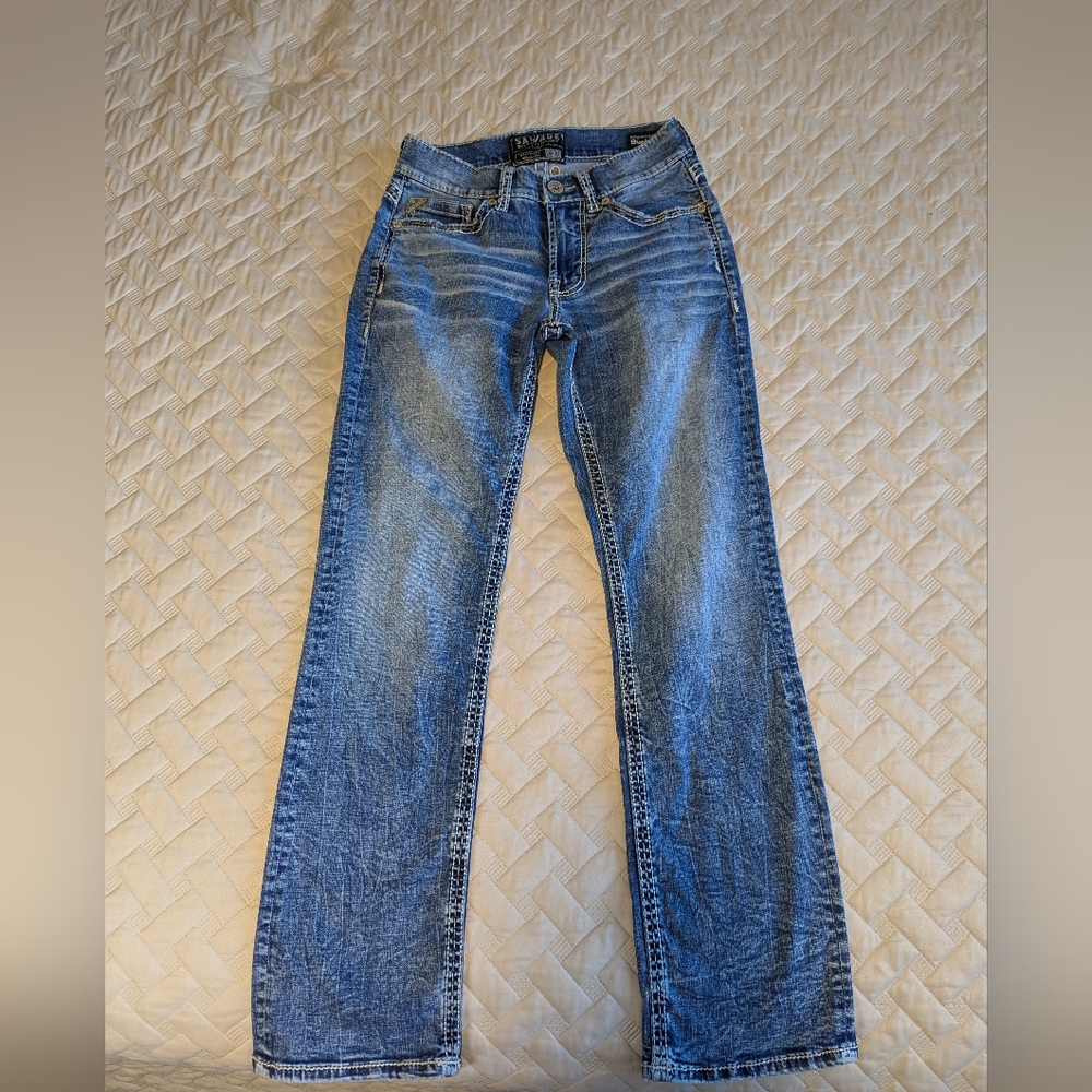 Salvage Supply Buckle Mayhem Boot Regular Fit Stretch Jean Sz. 29x32 - Picture 3 of 16